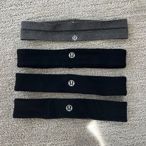 Set of 4 Lululemon Headbands